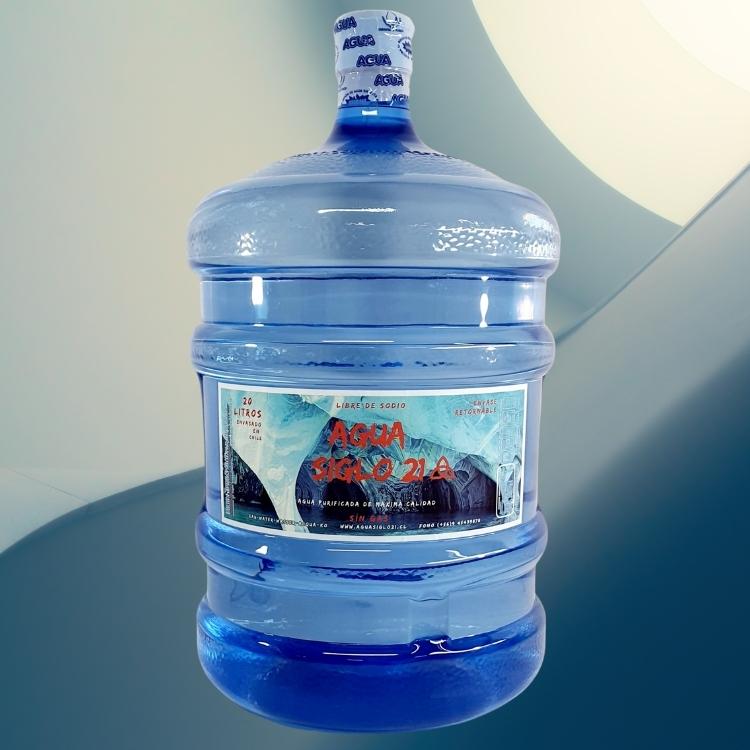 Bidón con recarga de 20 litros – Agua Purificada